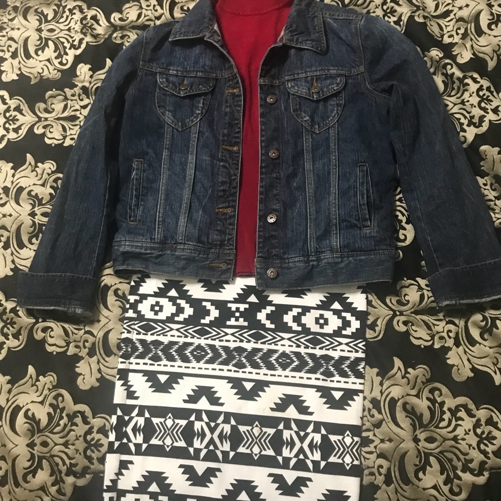 Express Tribal Print Skirt